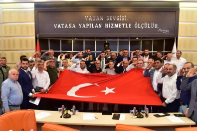 Kepez Meclisi Barış Pınarı Harekatı Kapsamında 'Tek Yürek' Oldu