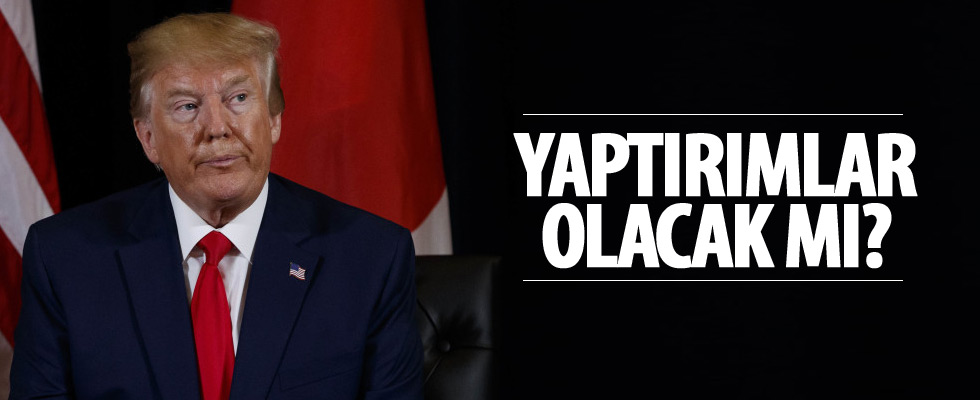 Trump'tan yaptırım açıklaması