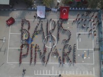 TÜRK SILAHLı KUVVETLERI - Bedenleriyle 'Barış Pınarı' Yazan Öğrencilerden Mehmetçiğe Destek