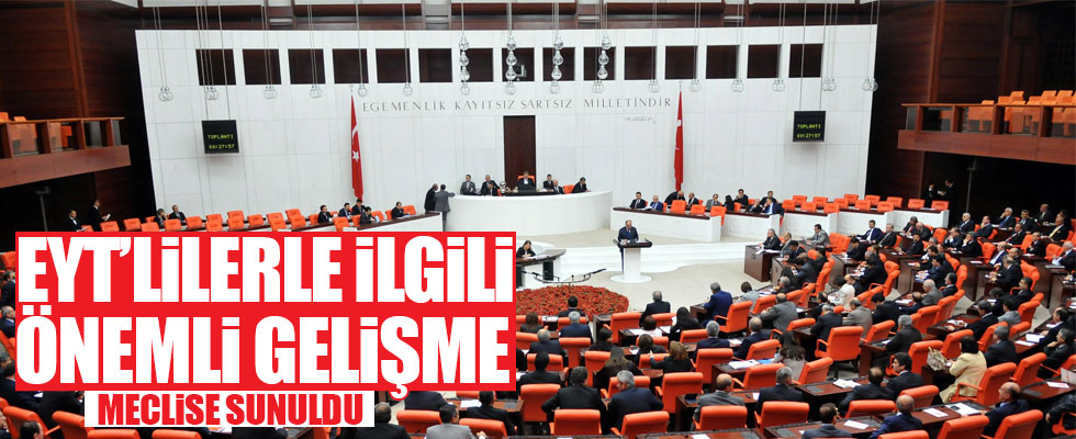 EYT ile ilgili önemli geşilme