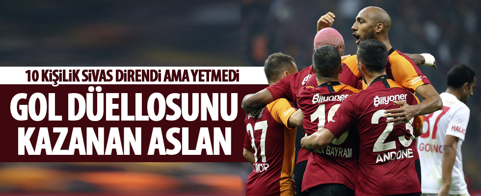 Galatasaray, Sivasspor engelini geçti