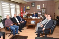 TÜRK İŞ - MTSO Başkanı Sadıkoğlu, Türk İş Malatya Temsilcisi  Hikmet Kazgan'a Ziyaret