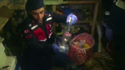 Tekirdağ'da Bir Ton 125 Litre Sahte İçki Ele Geçirildi