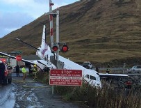 ALASKA - Alaska'da yolcu uçağı pistten çıktı: 1 ölü, 10 yaralı