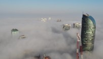 İstanbul'da Etkili Olan Sis Drone İle Görüntülendi