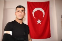 PIYADE - Suriye'de Gazi Olan Oğlunu Elleriyle Besliyor Erkenden İyleştirip Görevine Geri Dönmesini İstiyor