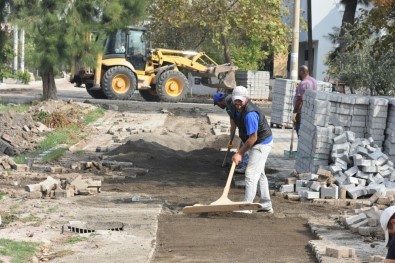 Yeni Şakran'da Yol Düzenleme Mesaisi