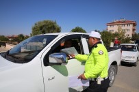 İhsaniye'de Trafikte Yaya Öncelikli Uygulaması Haberi