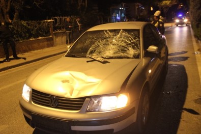 Konya'da Otomobilin Çarptığı Vatandaş Ağır Yaralandı