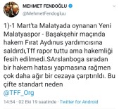 FıRAT AYDıNUS - Milletvekili Fendoğlu'ndan Hakem Suat Arslanboğa'ya Destek