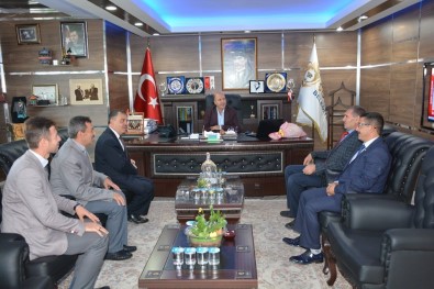 Müftü Orhanlı Ve Din Görevlilerinden Başkan Bozkurt'a Ziyaret