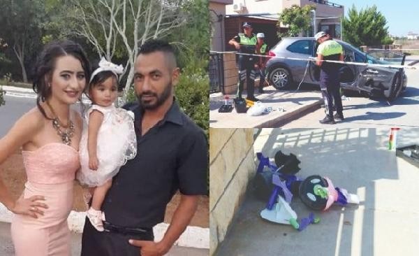 KKTC'de anne 2 yaşındaki kızını ezdi!
