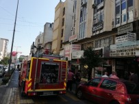 GAZI BULVARı - Aydın'daki İş Hanında Yangın Paniği