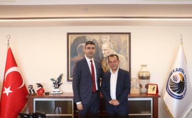 Bolu Belediye Başkanı Özcan'dan Başkan Yüksel'e Ziyaret