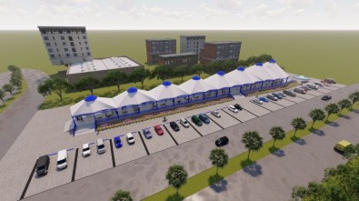 Eyyübiye'de Kapalı Semt Pazarı İçin Çalışmalar Sürüyor