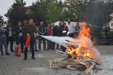 Havza'da Yangın Eğitimi Ve Tatbikatı