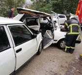 ÖRENCIK - Ordu'da Trafik Kazası Açıklaması 1 Ölü, 2 Yaralı