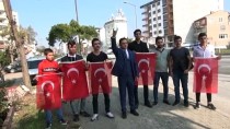 ÜLKÜ OCAKLARı - Ülkü Ocaklarından Barış Pınarı Harekatı'na Türk Bayraklı Destek