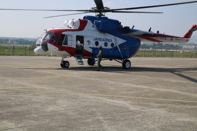 Balıkesir'de Helikopterle Havadan Trafik Denetimi