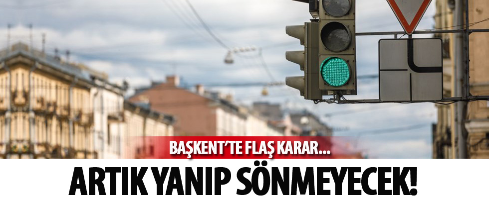 Başkent trafiğinde 'Yeşil Flaş' uygulamasına son