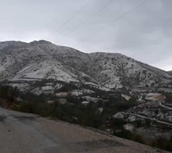 Elazığ'ın Yüksek Kesimlerine Kar  Yağdı