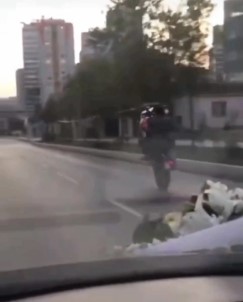 (Özel) İstanbul'da Düğün Konvoyunda Yol Kesip Terör Estiren Magandalar Kamerada