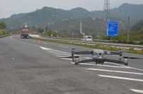 KARADENIZ SAHIL YOLU - Karadeniz Sahil Yolu'nda 'Drone'lu Denetim