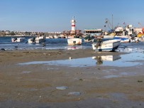 Marmaraereğlisi'nde Deniz 15 Metre Çekildi