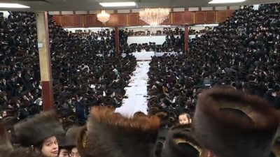 New York'ta Satmar Yahudileri Sukkot Bayramını Kutladı