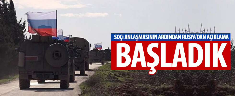 Soçi sonrası Rusya'dan ilk adım!