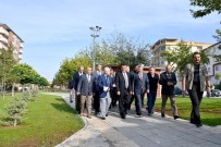 Başkan  Gürkan İnönü Bölge Parkında İnceleme Yaptı