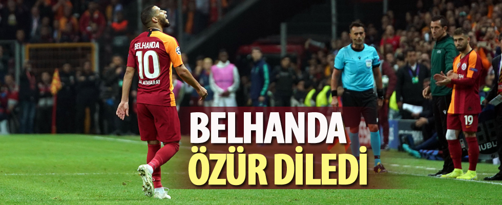 Belhanda özür diledi