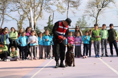 Jandarmadan Öğrencilere Trafik Eğitimi