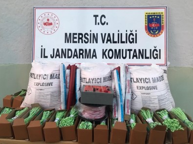 Mersin'de 150 Kilo Patlayıcı Madde Ele Geçirildi