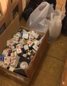 Piyasa Değeri 50 Bin TL Olan Gümrük Kaçağı Ürünlere Polis Baskını