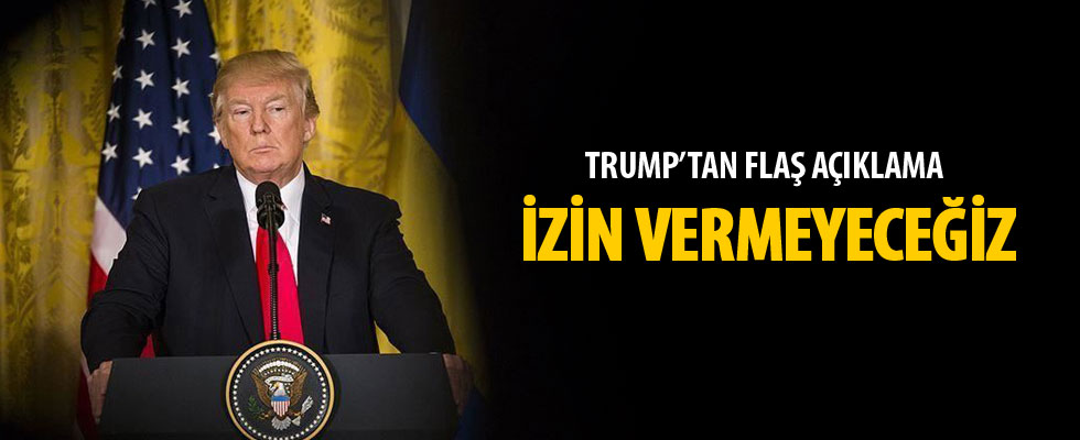 Trump: Suriye'deki petrol sahalarında DAEŞ'in yeniden yapılanmasına izin vermeyeceğiz