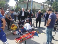 GAZI BULVARı - Aydın'da Trafik Kazası; 1 Yaralı