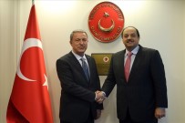 KATAR - Bakan Akar, Katar Başbakan Yardımcısı Al Attiyah İle Bir Araya Geldi