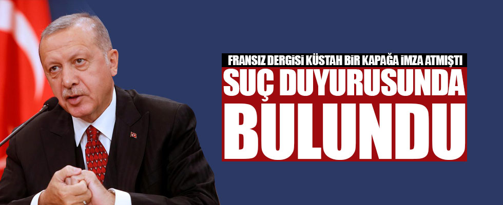 Cumhurbaşkanı Erdoğan'dan Le Point Dergisi hakkında suç duyurusunda bulundu