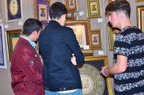 MİLLİ KÜTÜPHANE - Geleneksel İslam Sanatları Sergisine Öğrencilerden Yoğun İlgi