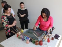 KEMOTERAPI - Kanser Hastaları Ebru Sanatıyla Moral Buldu