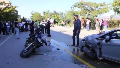 Muğla'da Motosikletli Polis Ekibi Kaza Yaptı Açıklaması 2 Yaralı