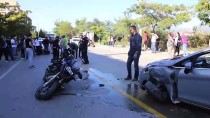 MESUT YILMAZ - Muğla'da Motosikletli Polis Ekibi Kaza Yaptı Açıklaması 2 Yaralı
