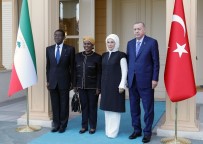 EKVATOR GİNESİ - Cumhurbaşkanı Erdoğan, Ekvator Ginesi Cumhurbaşkanı Mbasogo'yu Kabul Etti