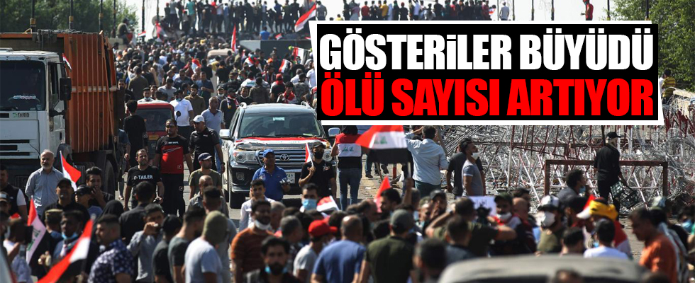 Irak'taki gösterilerde ölü sayısı 63'e yükseldi
