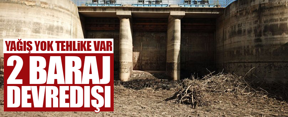 İstanbul barajlarında korkutan görüntü