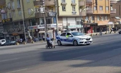Mardin'de Polis Engelli Vatandaşa Kalkan Oldu