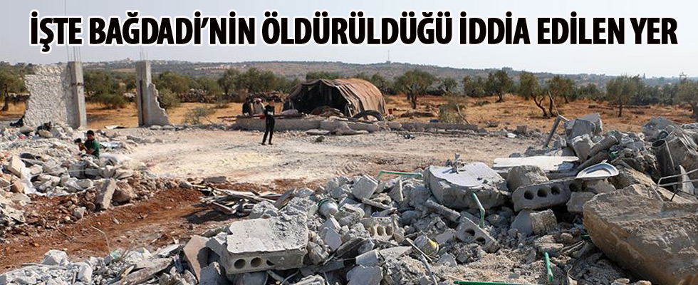 AA, DEAŞ elebaşı Bağdadi'nin öldürüldüğü iddia edilen yeri görüntüledi