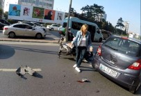 KADIN SÜRÜCÜ - (Özel) İstanbul'da 'Kasap Et, Koyun Can Derdinde' Dedirten Kaza