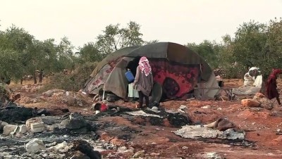 AA İdlib'de Bağdadi'nin Ölü Ele Geçirildiği Yeri Havadan Görüntüledi